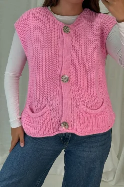 New A-bee Marya Vest Pink