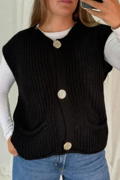 Best A-bee Marya Vest Black