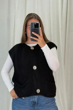 Best A-bee Marya Vest Black