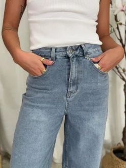 Online A-bee Mathea G2333 Medium Blue Denim