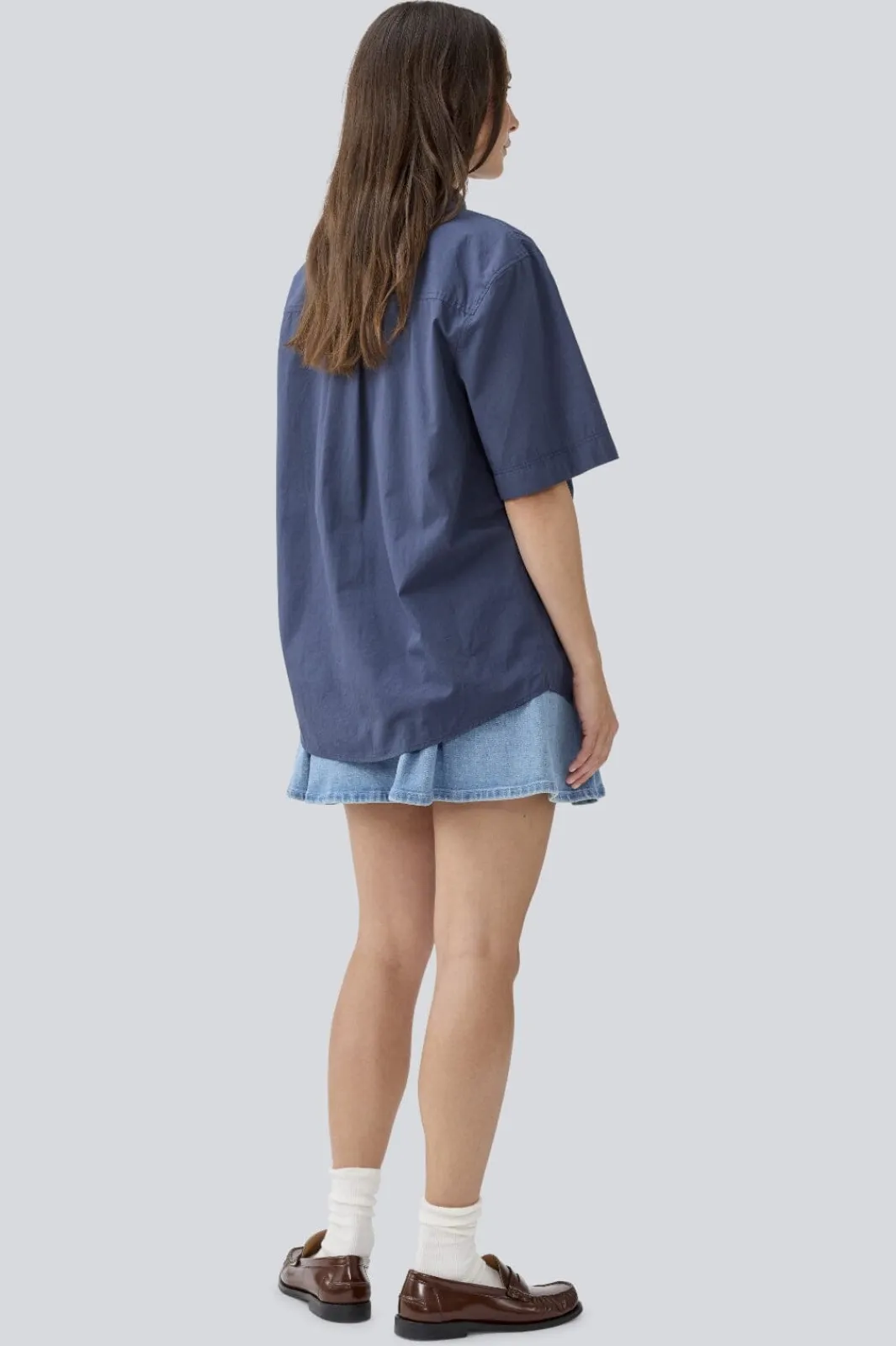 Best Modström Maudemd Ss Shirt 3354 Ombre Blue