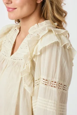 Sale Neo Noir Mauri S Voile Blouse 164698 191