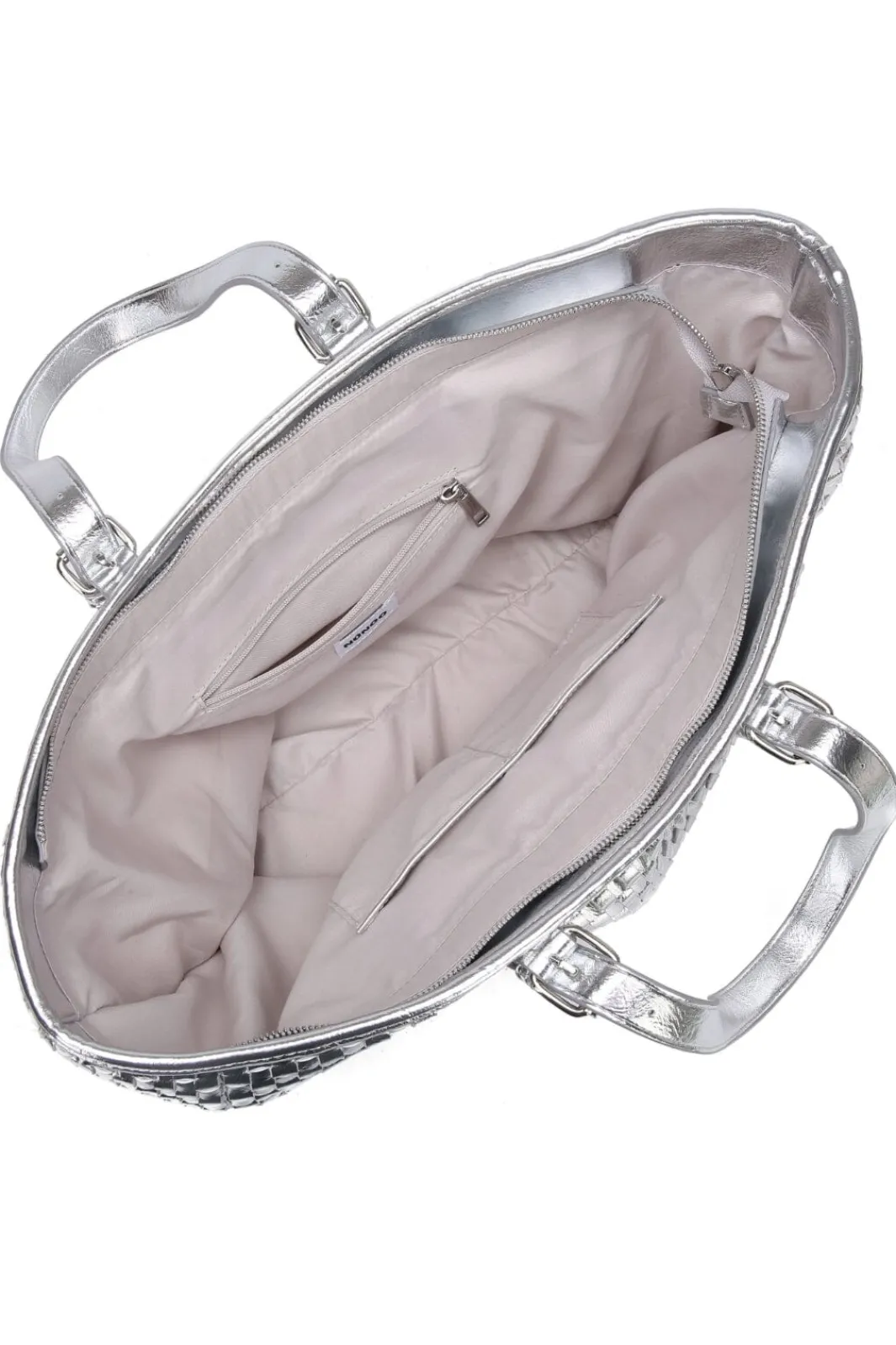 Sale Núnoo Maxi Shopper Braided Recycled Cool 70239111 Silver