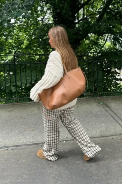Online BYIC Mayaic Pants bbc Beige Black Checks