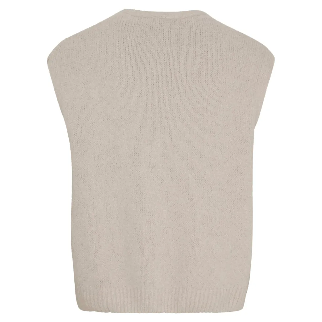Marta Du Chateau Mdcamara Vest 5215 Beige