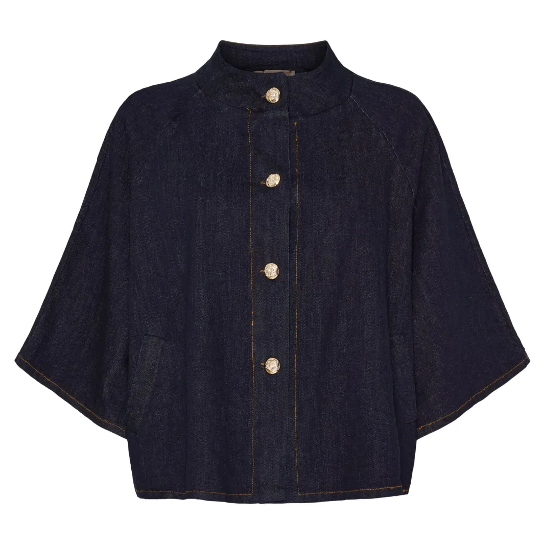 Online Marta Du Chateau Mdcarwen Jacket 248370J Dark Blue