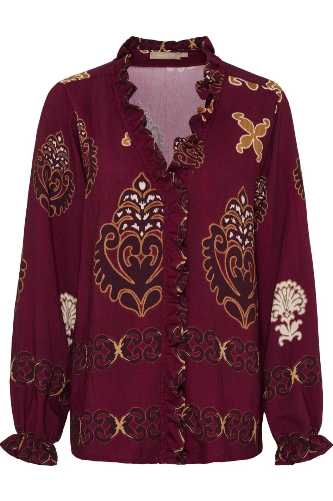 Discount Marta Du Chateau Mdcbrook Shirt 7648 Bordeaux3257Tpk