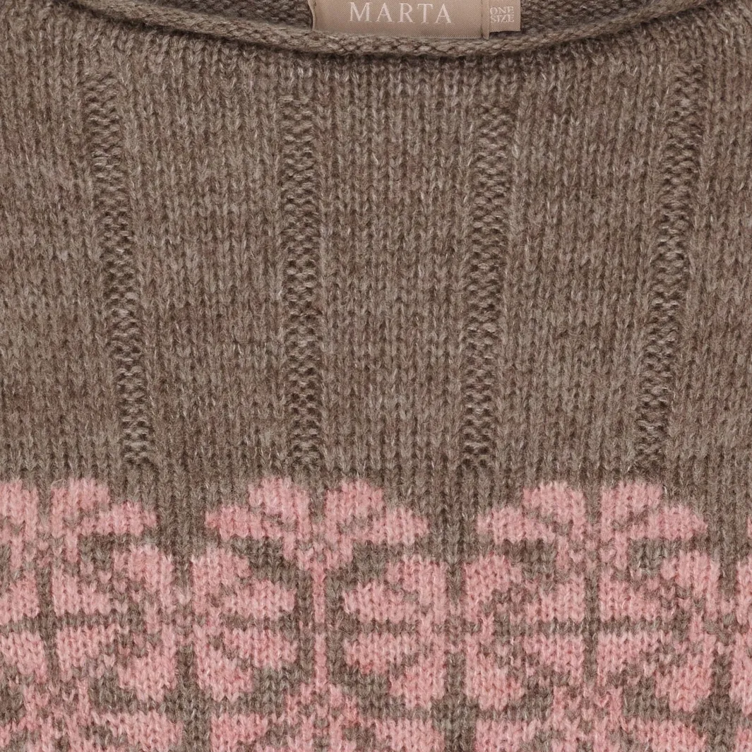 Hot Marta Du Chateau Mdcbruna Knit 8154 Fango/Rose