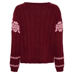 Sale Marta Du Chateau Mdcbruna Knit 8154 Bordeaux/Pink