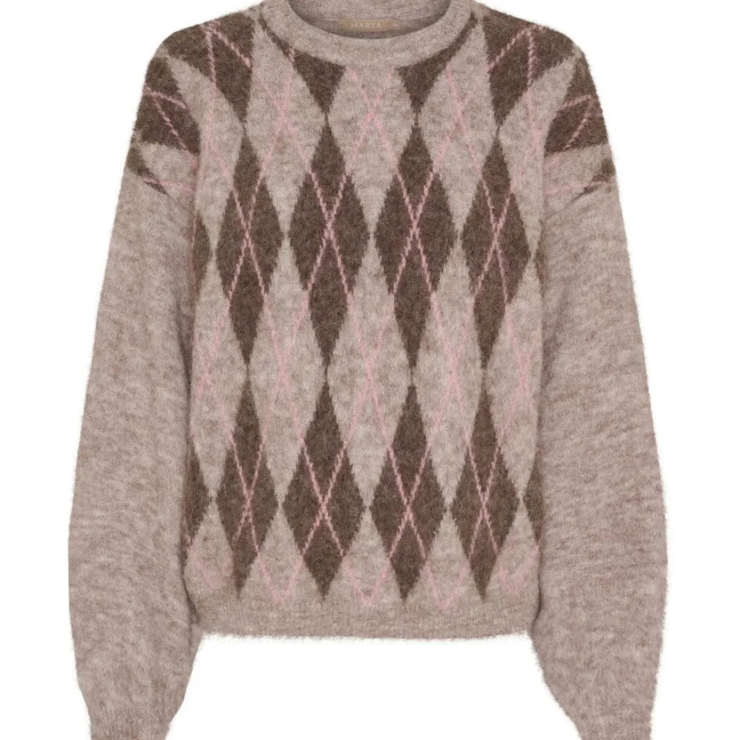 Discount Marta Du Chateau Mdccora Knit 82171 Beige/Rose