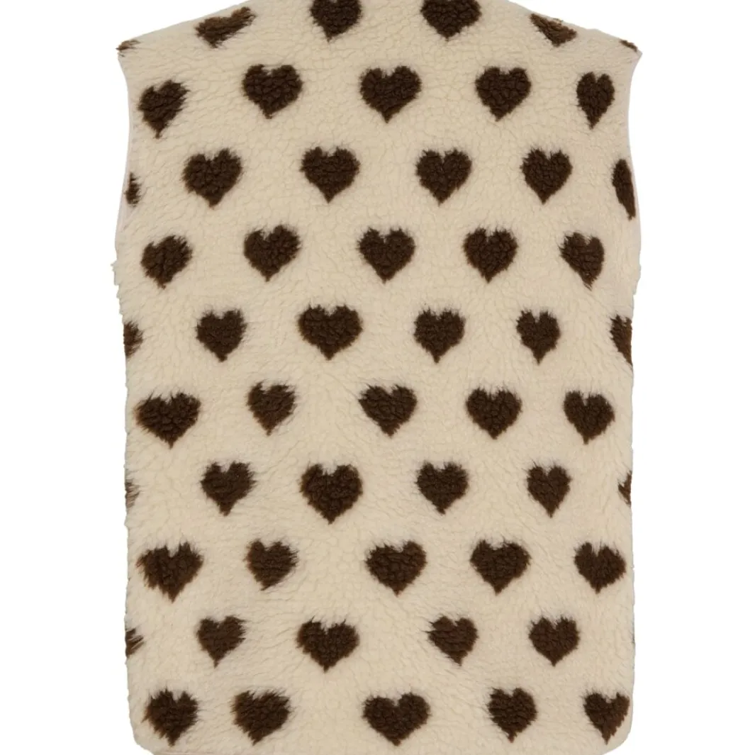 New Marta Du Chateau Mdcdahlia Vest 25710 Cream/Moro