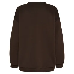 Online Marta Du Chateau Mdchibiscus Sweatshirt 22659 Brown/Yellow