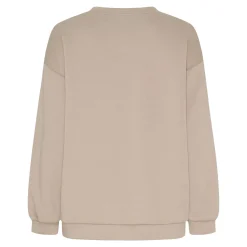 New Marta Du Chateau Mdchibiscus Sweatshirt 22659 Beige New