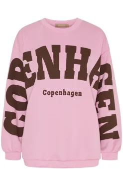 Sale Marta Du Chateau Mdchibiscus Sweatshirt 22659 Pink