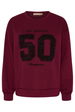 Hot Marta Du Chateau Mdcliora Sweat 58512M Bordeaux161/Black