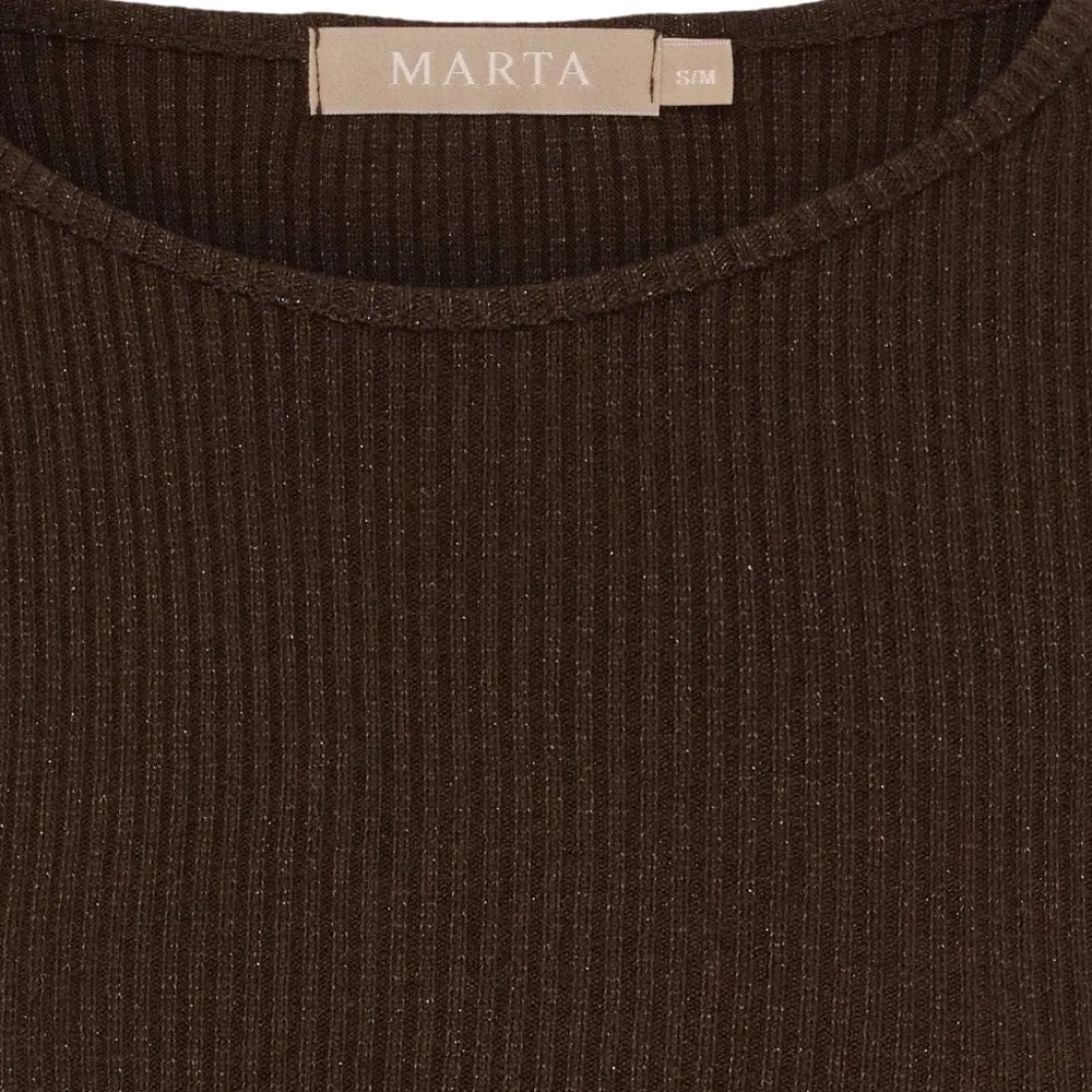 Sale Marta Du Chateau Mdclunara Ls Tee 38915M Moro1