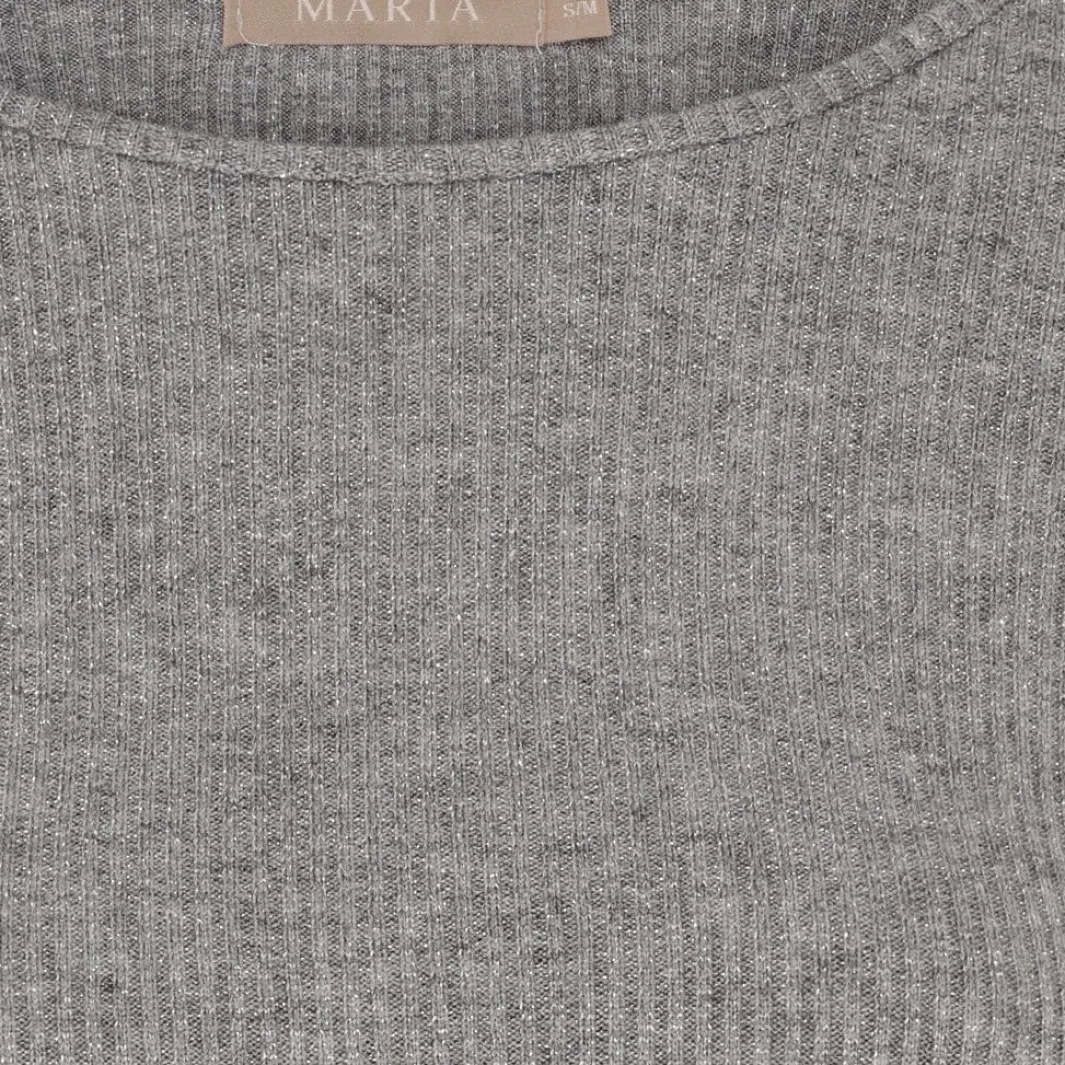 Clearance Marta Du Chateau Mdclunara Ls Tee 38915M Grey