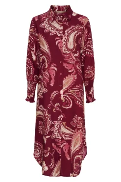 Outlet Marta Du Chateau Mdcmoss Dress 7617- Bordeaux786Tpz