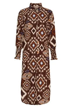 Online Marta Du Chateau Mdcmoss Dress 7617- Marrone786Tpz