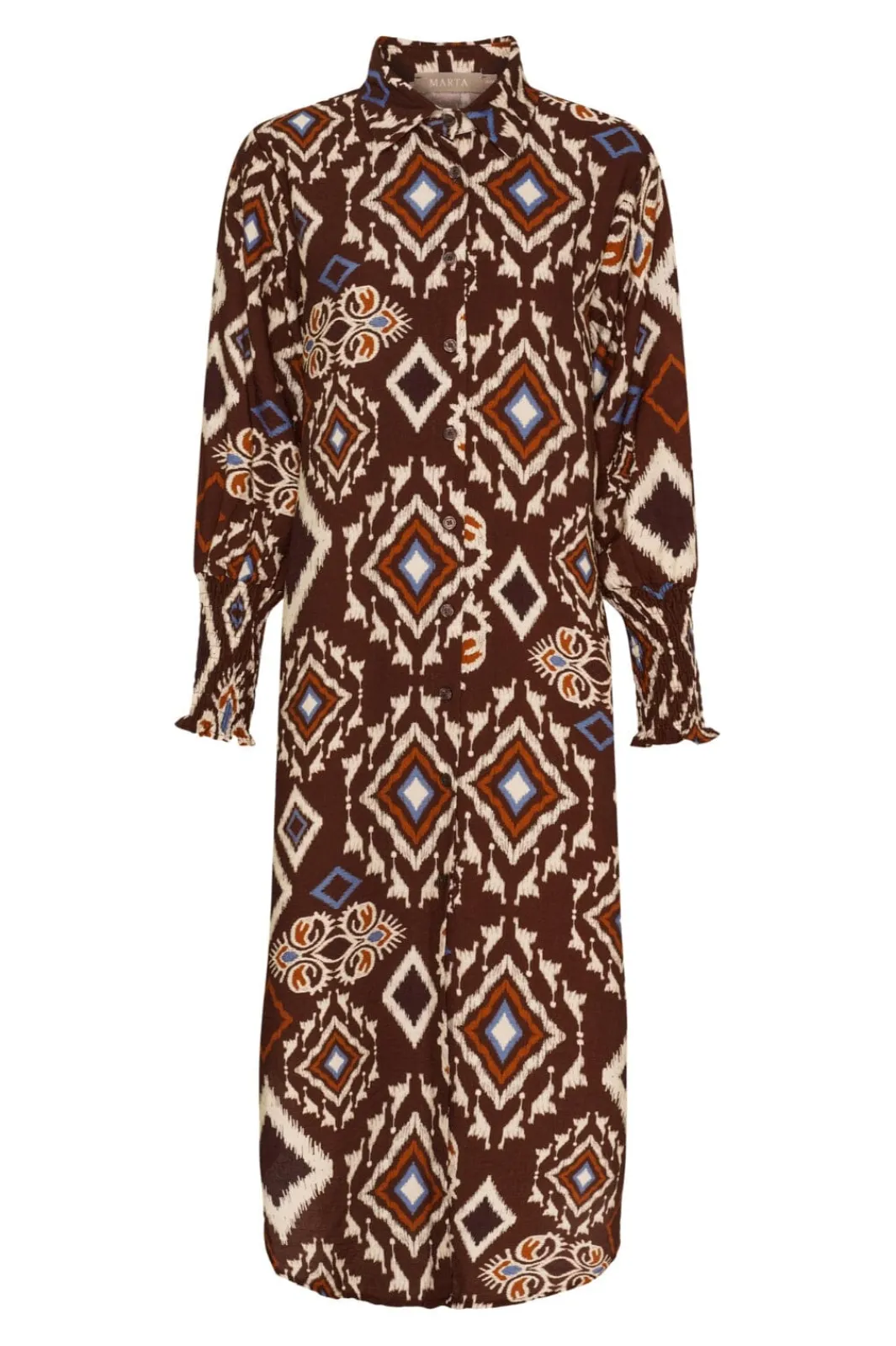 Online Marta Du Chateau Mdcmoss Dress 7617- Marrone786Tpz