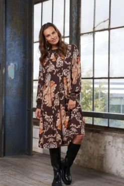 Outlet Marta Du Chateau Mdcparsley Dress 7622 Marrone2891Tps
