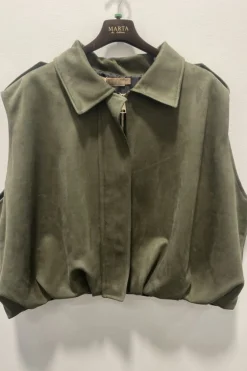 New Marta Du Chateau Mdcsasha Vest 7919 Military