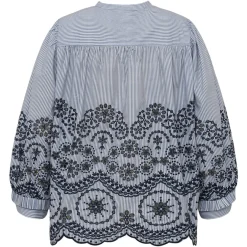 Gossia Meego Cao Blouse G2848 Blue Stripes