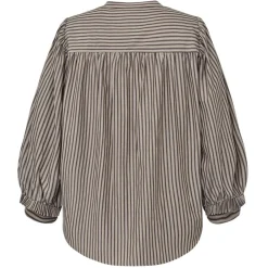 New Gossia Meego Liv Blouse G2731 Brown Stripes