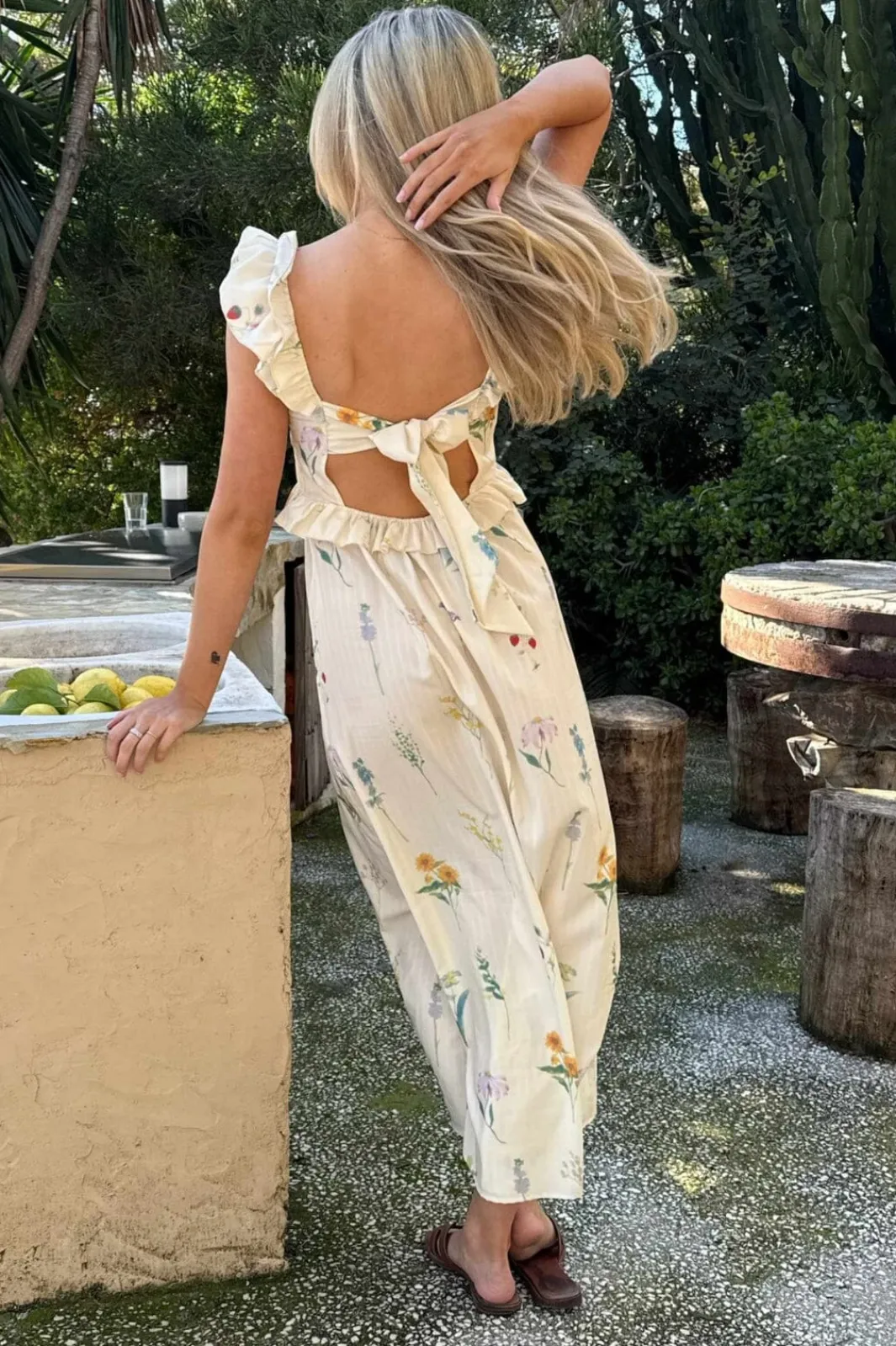 Sale BYIC Melbaic Dress owfp Off White Flower Print