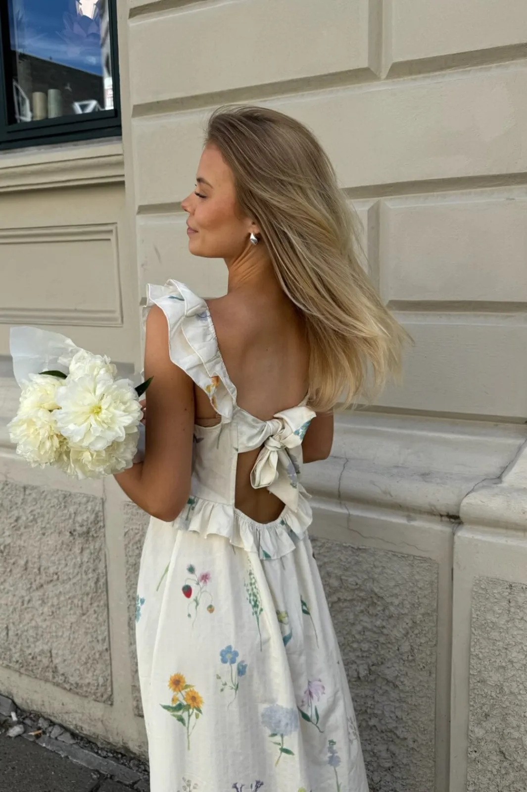 Sale BYIC Melbaic Dress owfp Off White Flower Print