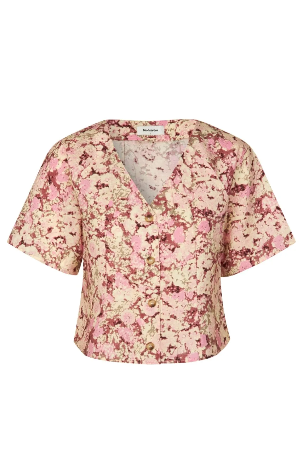 Sale Modström Meliamd Print Top 11507 Pink Blossom
