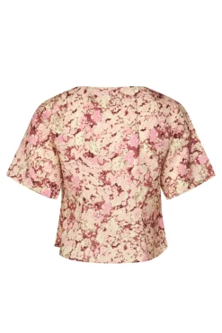 Sale Modström Meliamd Print Top 11507 Pink Blossom