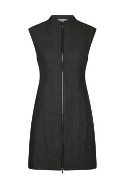 Clearance Neo Noir Melville Herringbone Dress 166190 132