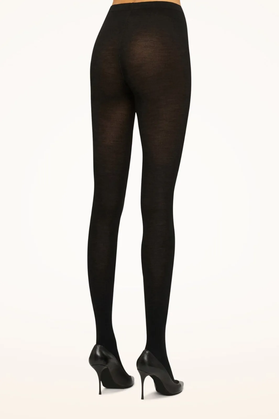 Hot Wolford Merino Tights Black