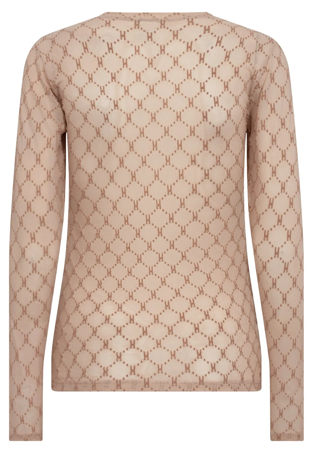 Hot Hype The Detail Mesh Blouse 81 Sand