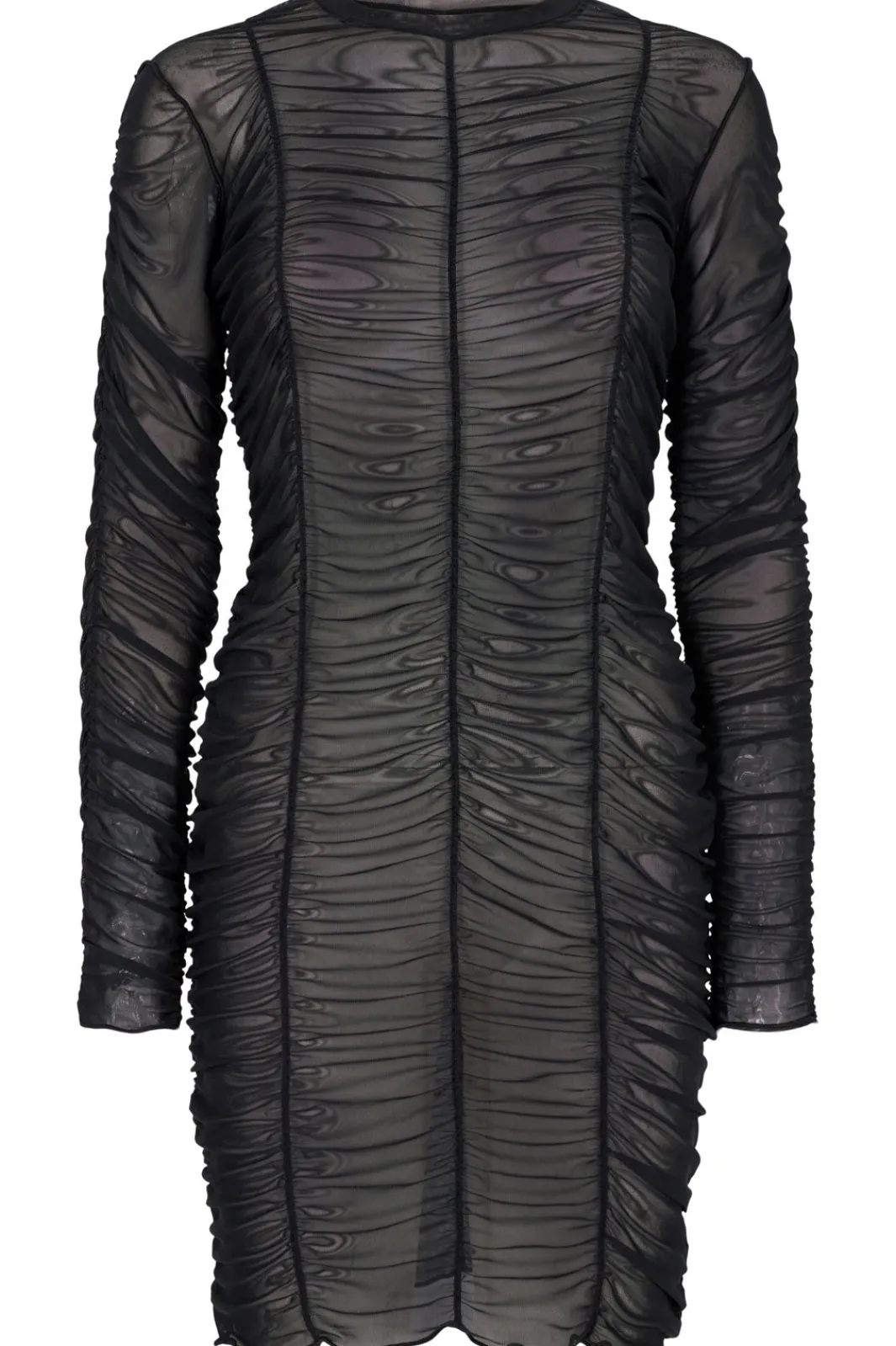 Clearance Liberte Mesh LS Wrinkel Dress Black
