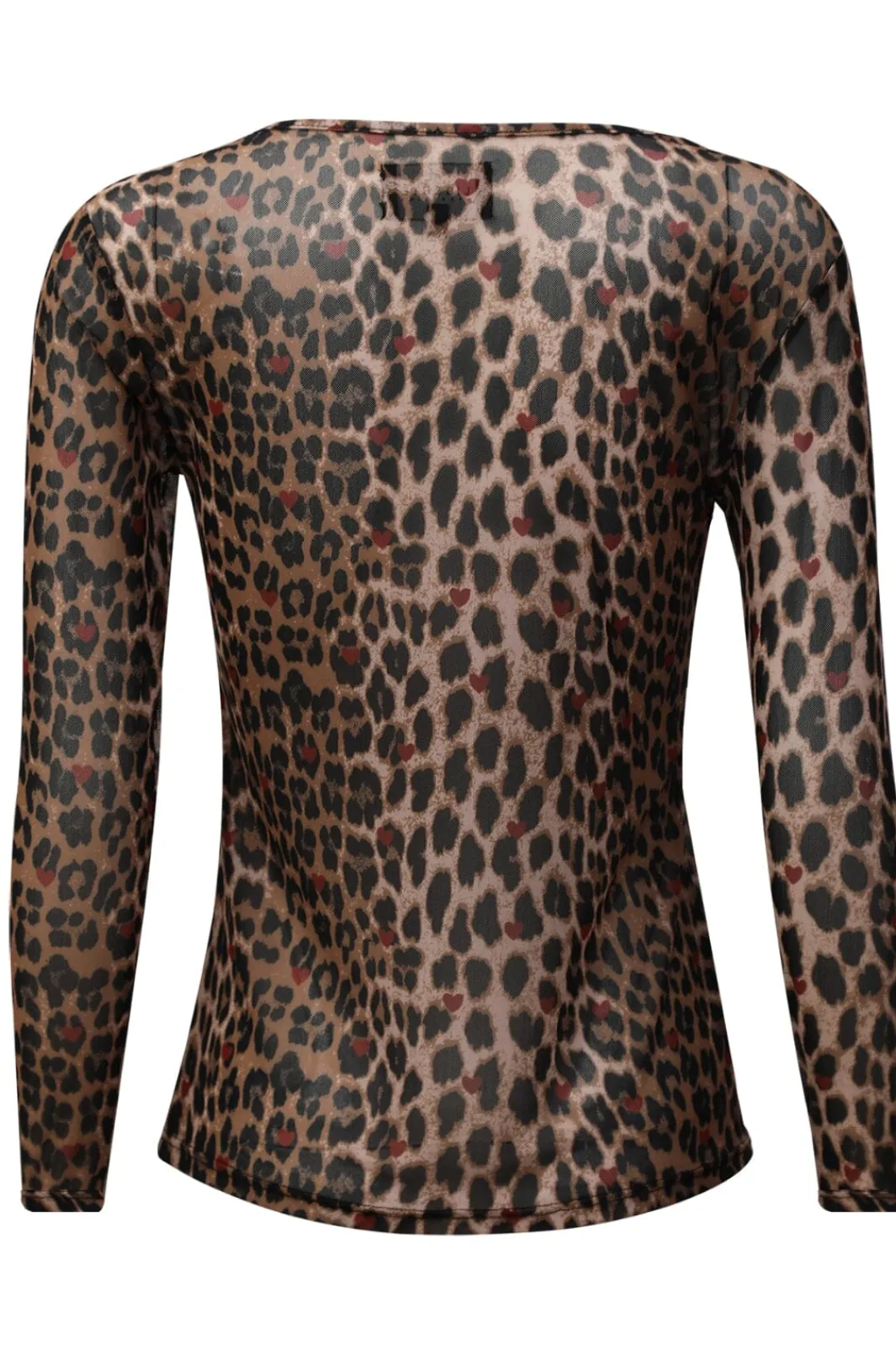 Best Liberte Mesh-Ls-Tshirt 22065 Lux Leo Bordeaux Heart