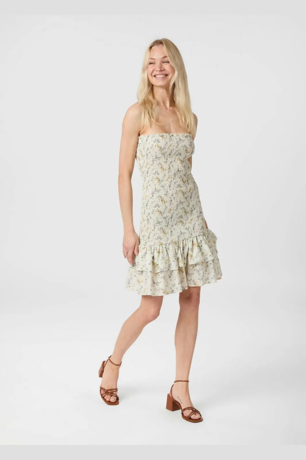 Neo Noir Mikka Smock Print Dress 164929 122
