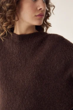 Hot Noella Mimi Knit Jumper 548 Dark Brown