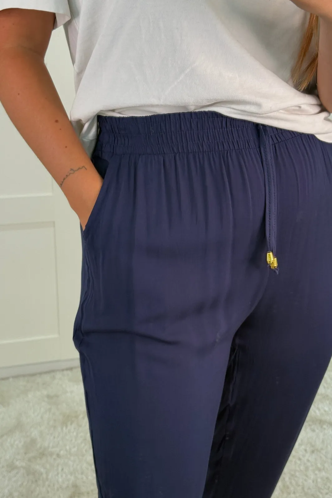 Outlet A-bee Mina Pants Navy