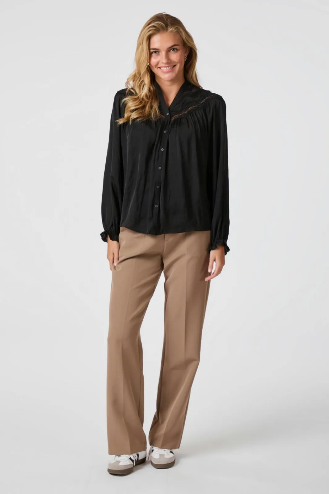 Clearance Neo Noir Minnie Deco Blouse 163724 Black