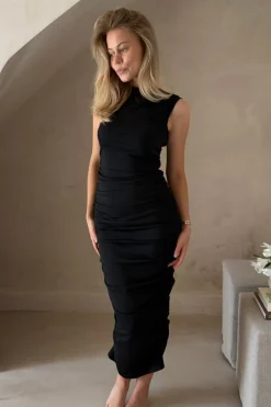 Online BYIC Miraic Dress A23938 Black