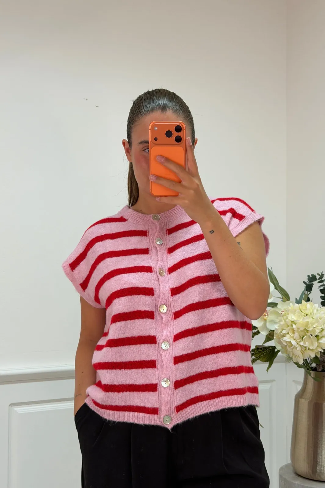 Outlet A-bee Molly Vest Red