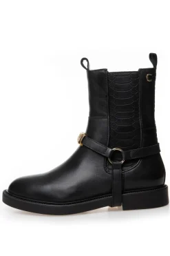 Outlet Copenhagen Shoes Moments Of Life 2 (Gold Trim) 0001 Black