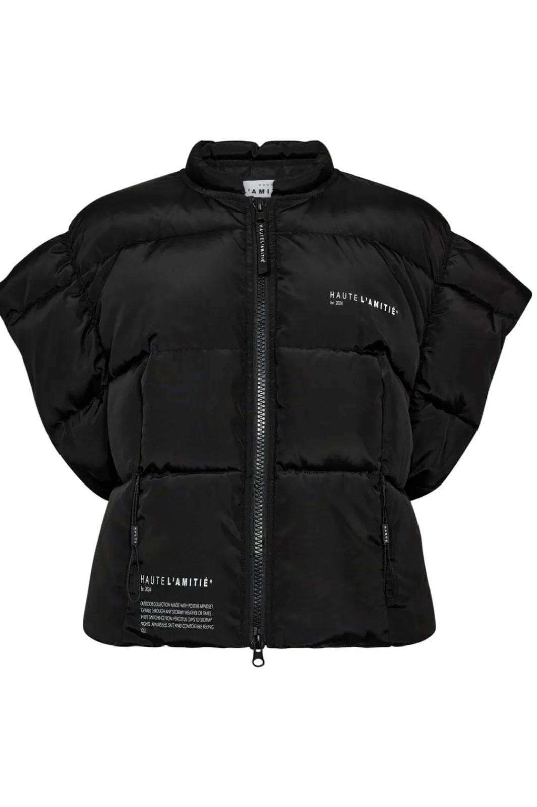 Clearance Haute L'Amitié Mount Puffer Vest HL10159 Black