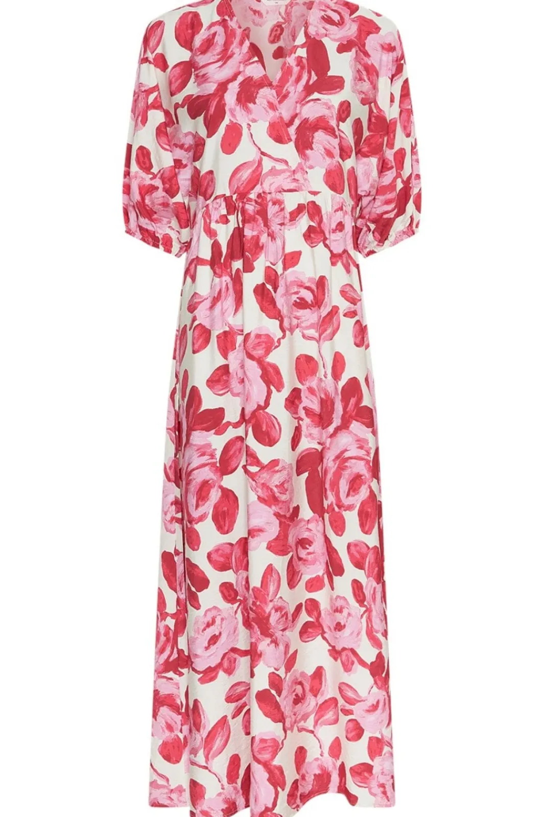 Online MSCH Copenhagen Mschedrina 2/4 Dress 19099 Red Rose Flower