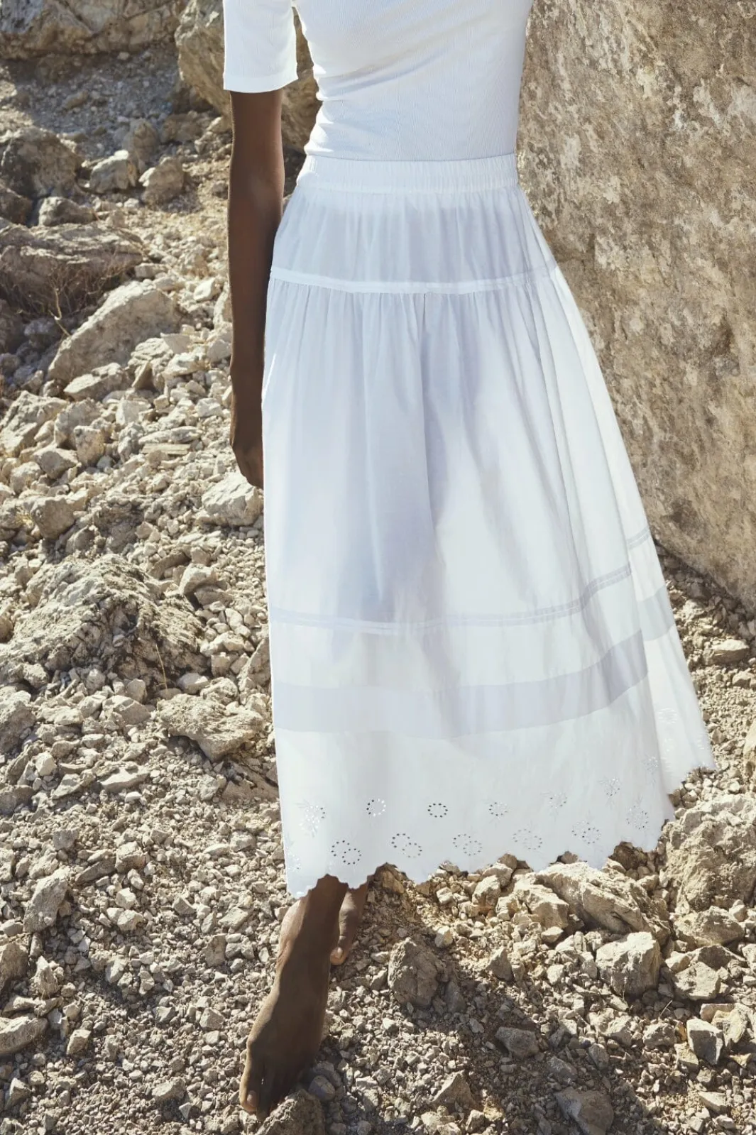 Online MSCH Copenhagen Mschethel Olisa Skirt 19016 Bright White