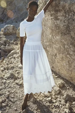 Online MSCH Copenhagen Mschethel Olisa Skirt 19016 Bright White