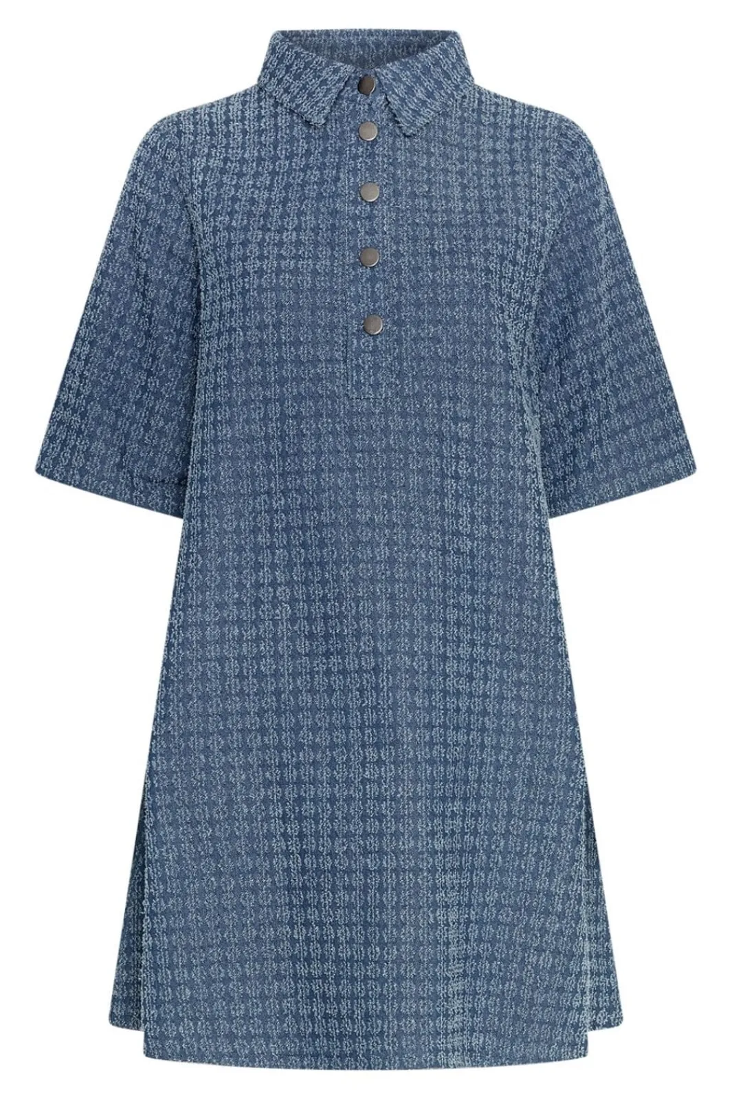 Outlet MSCH Copenhagen Mschibo 2/4 Dress 19576 Mid Blue Wash