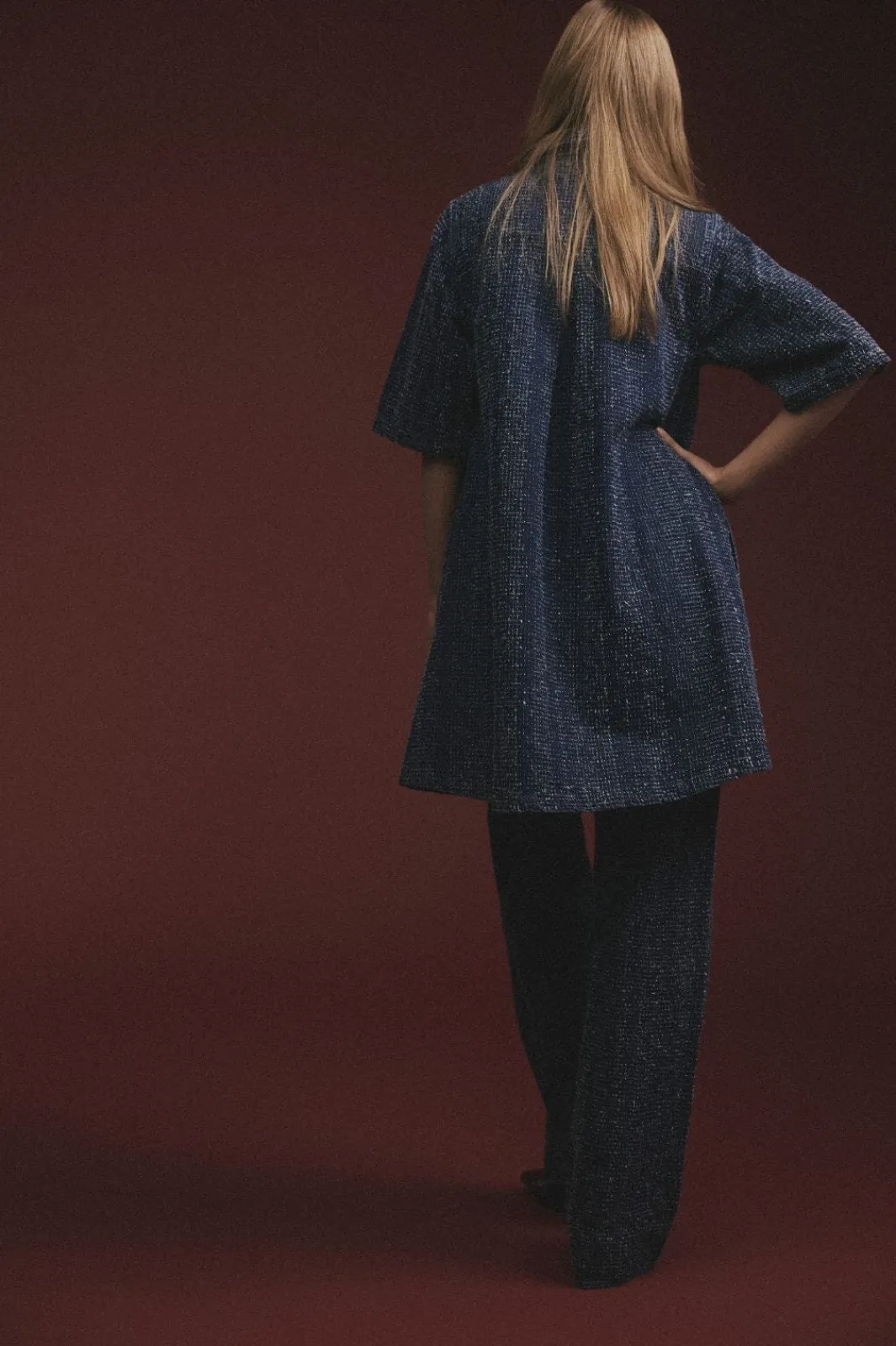 Outlet MSCH Copenhagen Mschibo 2/4 Dress 19576 Mid Blue Wash